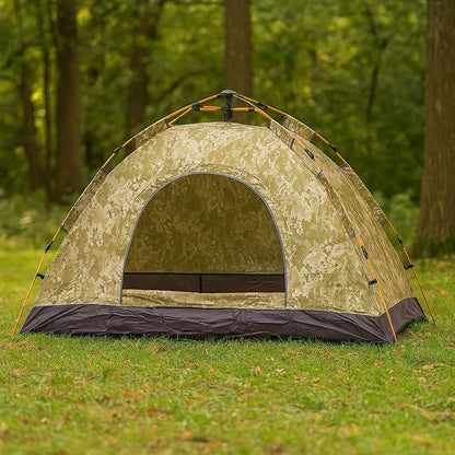 Намет автоматичний 2-х місний, 200х130 см, Піксель / Туристичний намет / Намет для кемпінгу