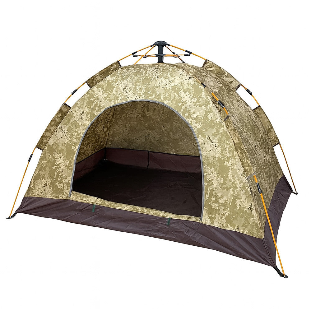 Намет автоматичний 2-х місний, 200х130 см, Піксель / Туристичний намет / Намет для кемпінгу