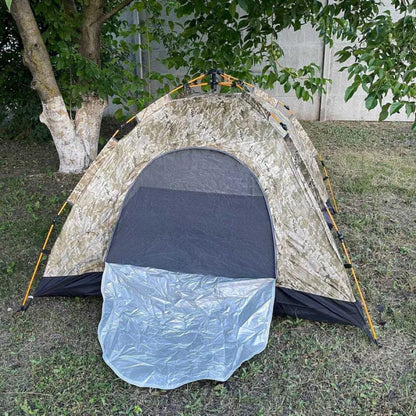 Намет автоматичний 2-х місний, 200х130 см, Піксель / Туристичний намет / Намет для кемпінгу