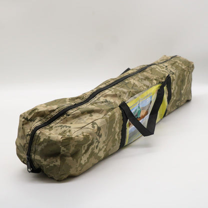 Намет автоматичний 2-х місний, 200х130 см, Піксель / Туристичний намет / Намет для кемпінгу