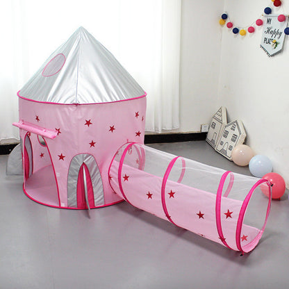 Дитячий будиночок намет з тунелем та басейном для кульок / Намет дитячий / Ігровий намет для дітей