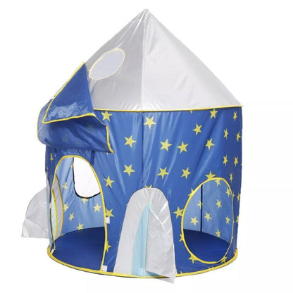 Дитячий будиночок намет з тунелем та басейном для кульок, Синій / Намет дитячий / Ігровий намет для дітей