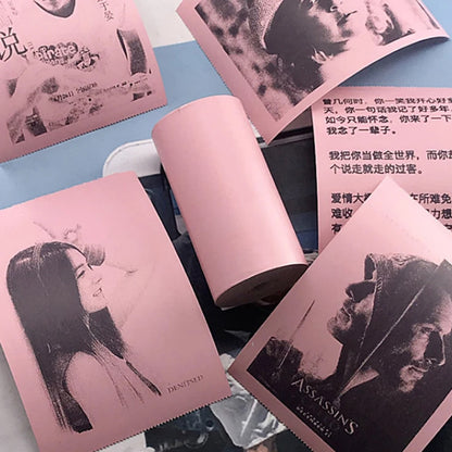 3 шт Кольоровий термопапір для міні принтера 57х25мм / Папір для термопринтера / Папір для міні принтера