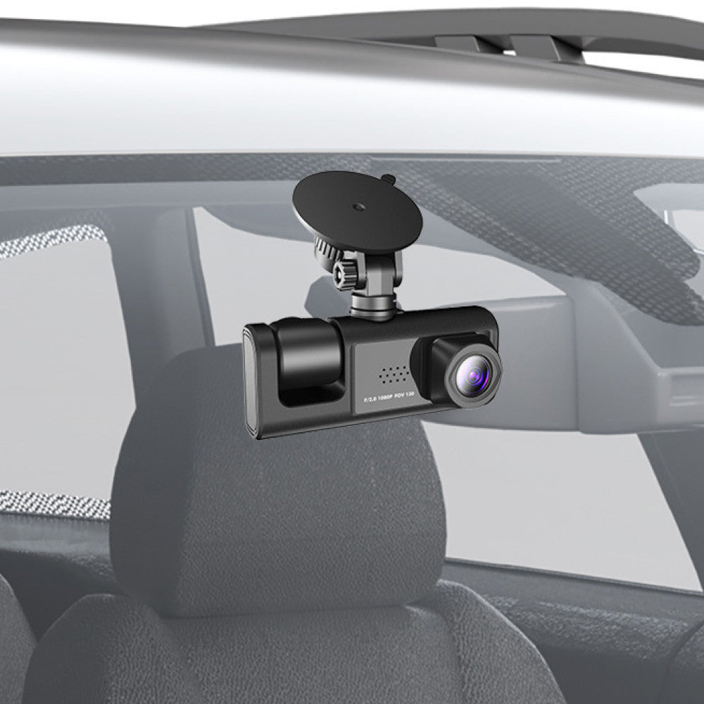 Відеореєстратор з трьома камерами 1080P / Реєстратор в машину / Автореєстратор / Відеореєстратор для авто