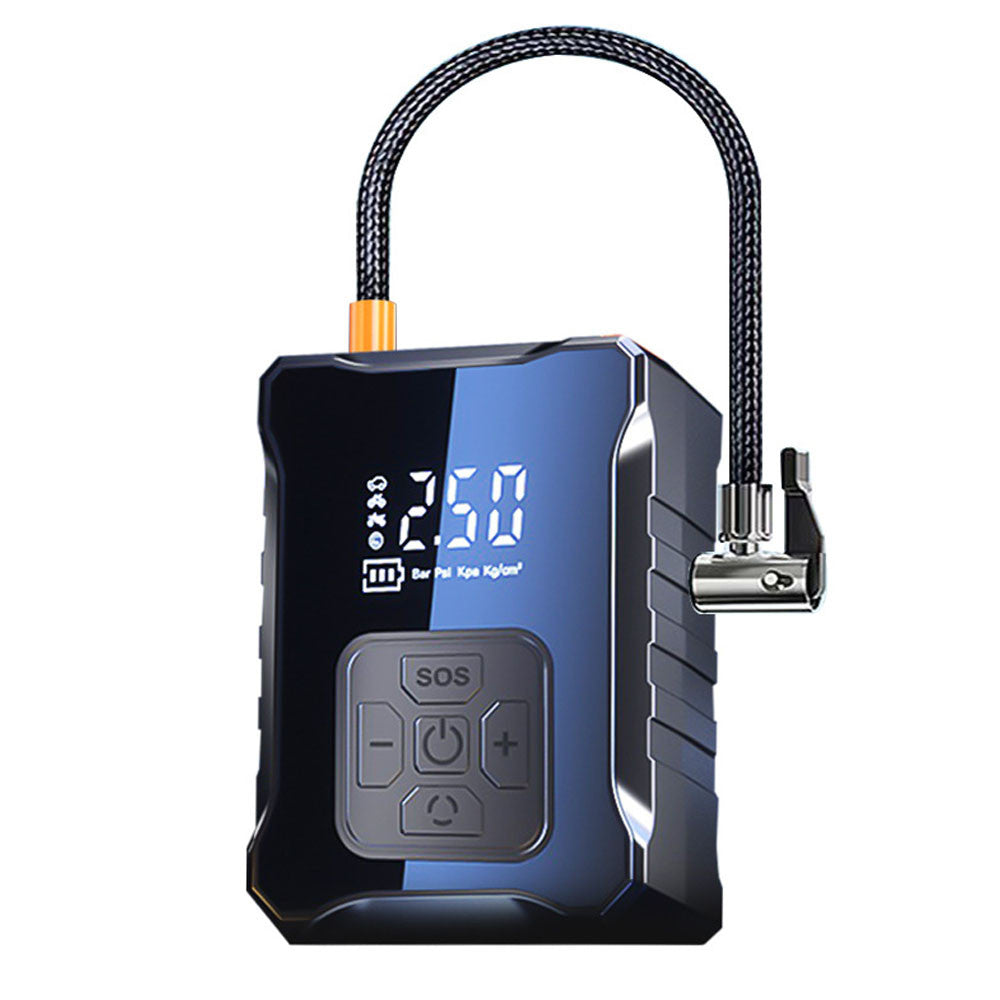 Портативний компресор з акумулятором 6000mAh, 150PSI, 120W / Автомобільний насос / Автокомпресор