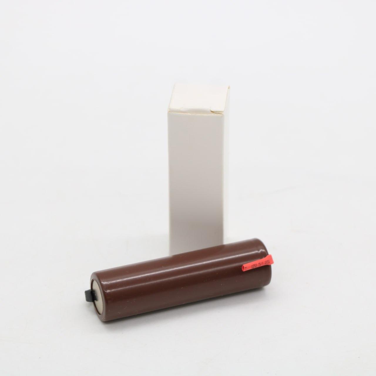 Акумулятор 18650 з контактами під паяння, 3000 мАг, 20А / Високострумовий акумулятор для паяння