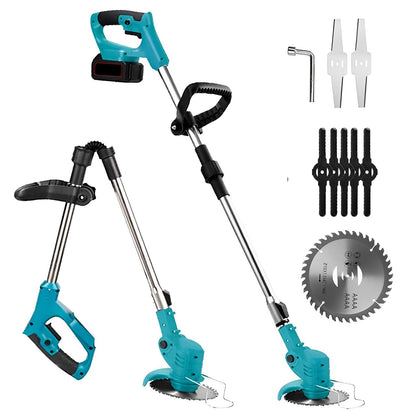 Акумуляторна газонокосарка + 2 акумулятори 48V, Lawn mower / Газонокосарка-триммер для трави