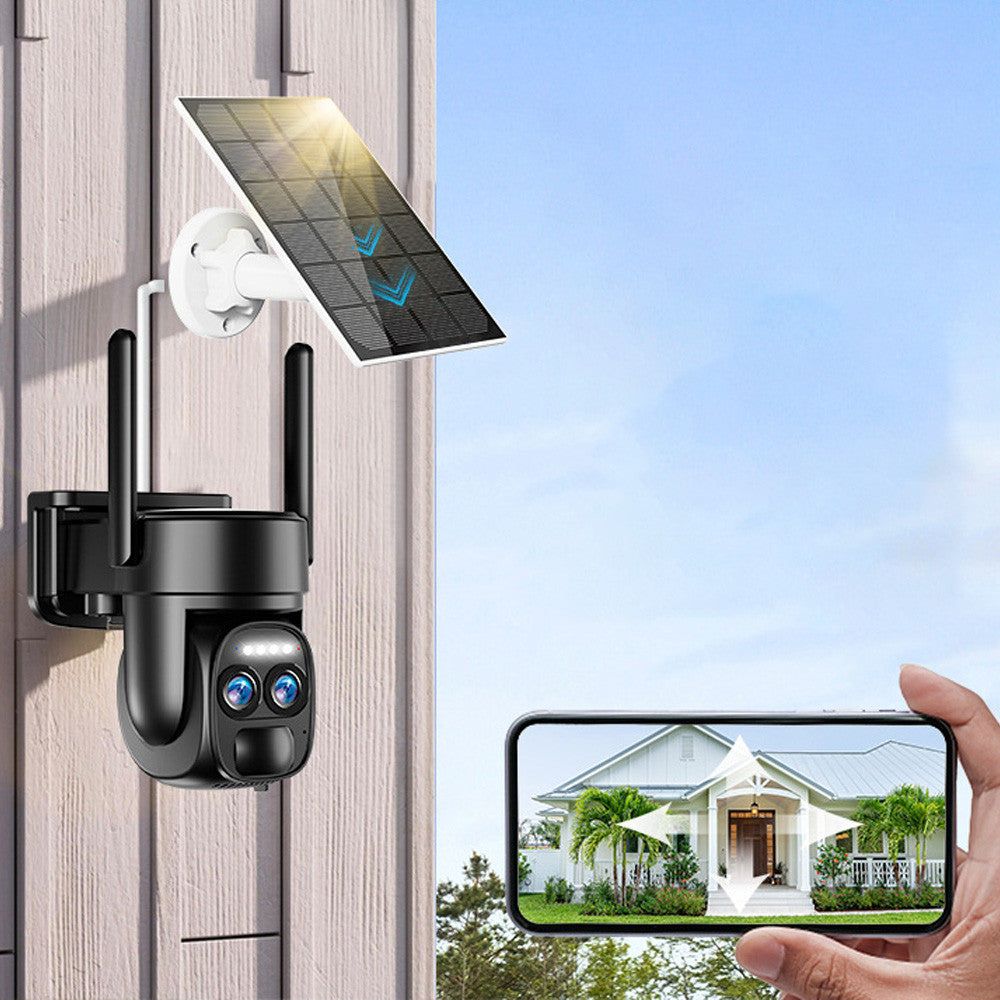 Камера відеоспостереження 4G із сонячною панеллю SZSINOCAM QG6 / Вулична камера з датчиком руху 1080P