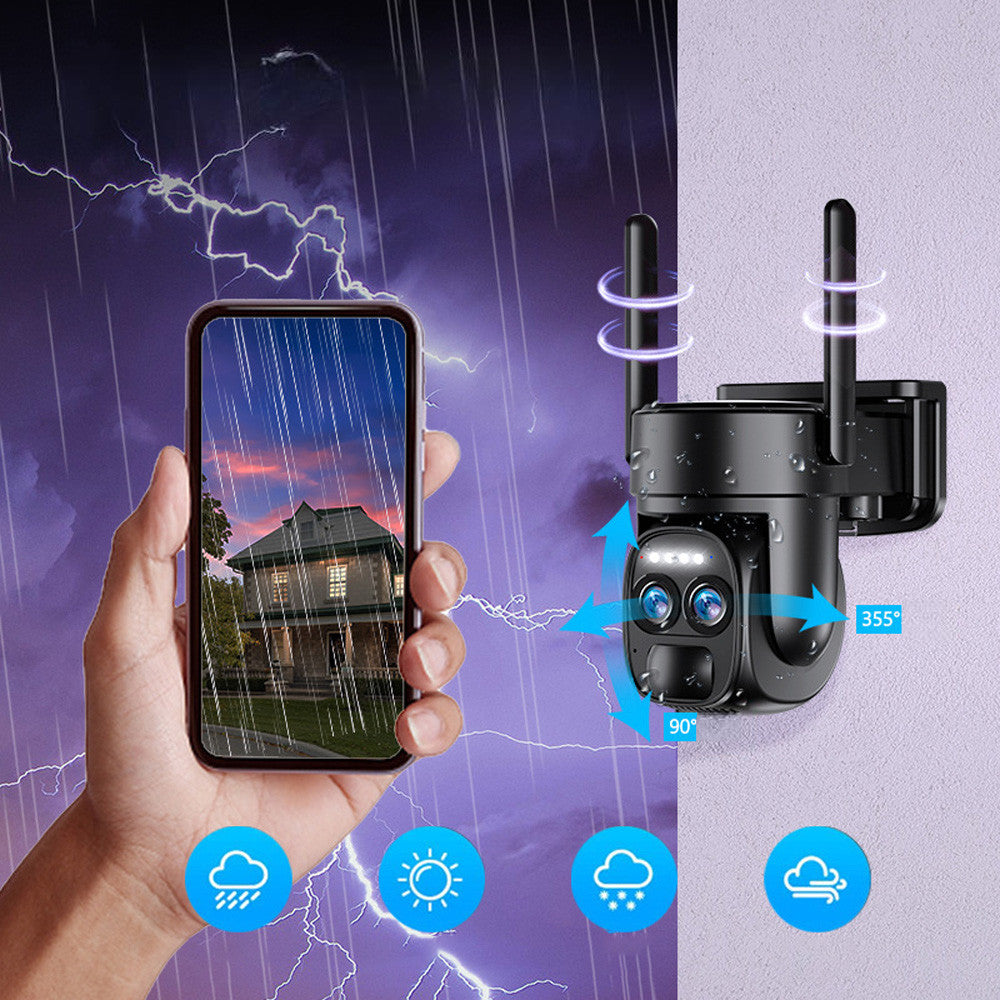 Камера відеоспостереження 4G із сонячною панеллю SZSINOCAM QG6 / Вулична камера з датчиком руху 1080P