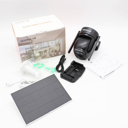 Камера відеоспостереження 4G із сонячною панеллю SZSINOCAM QG6 / Вулична камера з датчиком руху 1080P