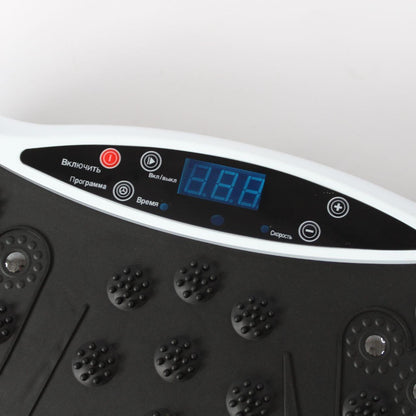 Платформа вібраційна для тренувань до 120кг + пульт, Біла / Віброплатформа для схуднення / Фітнес-платформа