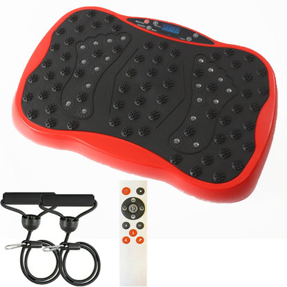 Віброплатформа для тренувань до 120 кг + пульт, Червона / Фітнес-вібратор