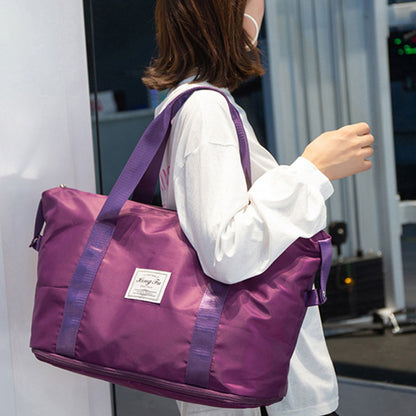 Сумка жіноча 55х42х21см, XL-1029, Фіолетова / Складна сумка для подорожей / Сумка-трансформер