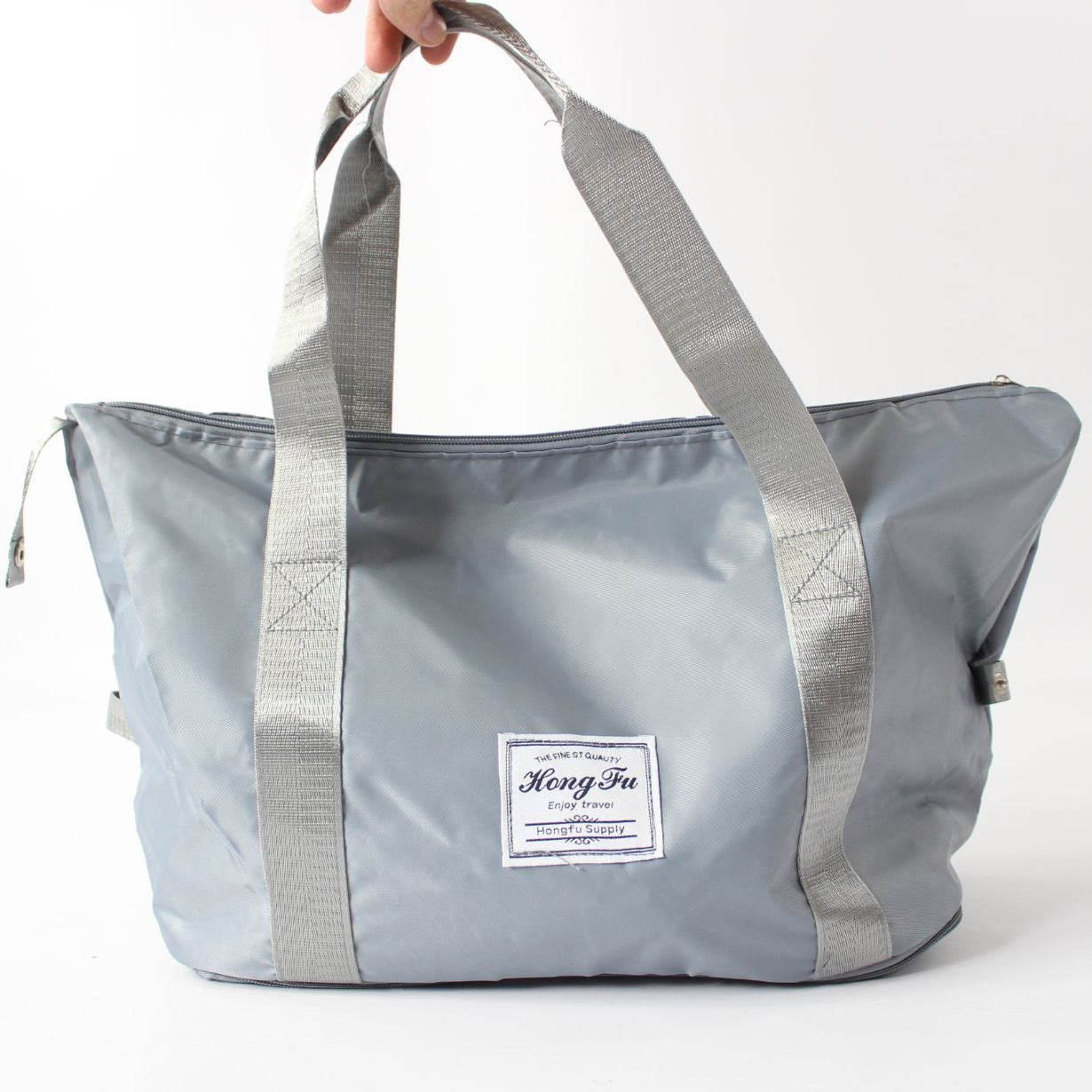 Сумка жіноча 55х42х21см, XL-1029, Сіра / Складна сумка для подорожей / Сумка-трансформер