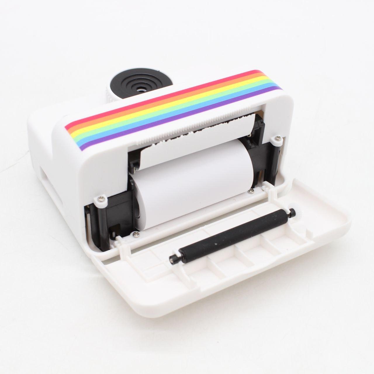 Дитячий фотоапарат з термодруком + 3 рулони паперу, USB, RAINBOW P7 / Дитяча фотокамера миттєвого друку