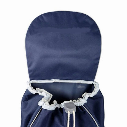 Сумка-візок на колесах до 130кг, 95х35х30см, Темно-синій / Сумка на колесах для покупок / Кравчучка для продуктів