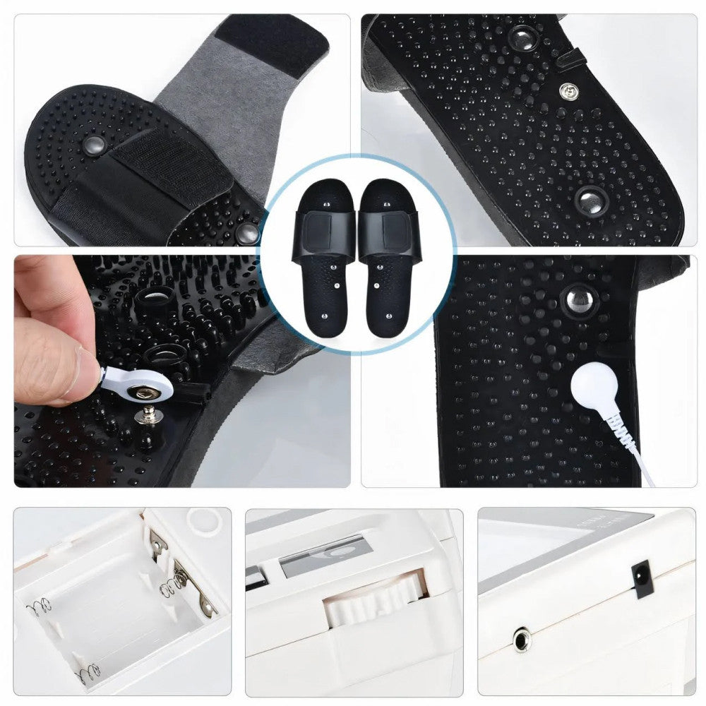 Масажні тапочки з міостимулятором Digital Slipper JR-309A / Міостимулятор для тіла / Масажер імпульсний