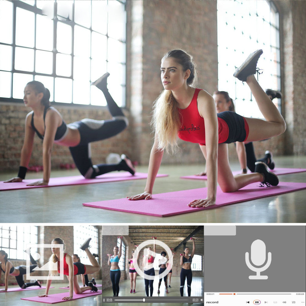 Нагрудна боді камера з поворотом на 180° та дисплеєм 1080p FullHD, L9 / Міні камера / Міні відеокамера