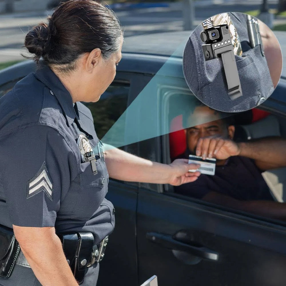 Нагрудна боді камера з поворотом на 180° та дисплеєм 1080p FullHD, L9 / Міні камера / Міні відеокамера