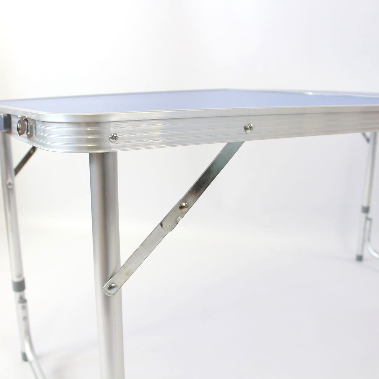 Складний стіл для пікніка 4 стільця, 120х70х60см, Синій / Туристичний стіл розкладний / Стіл для кемпінгу