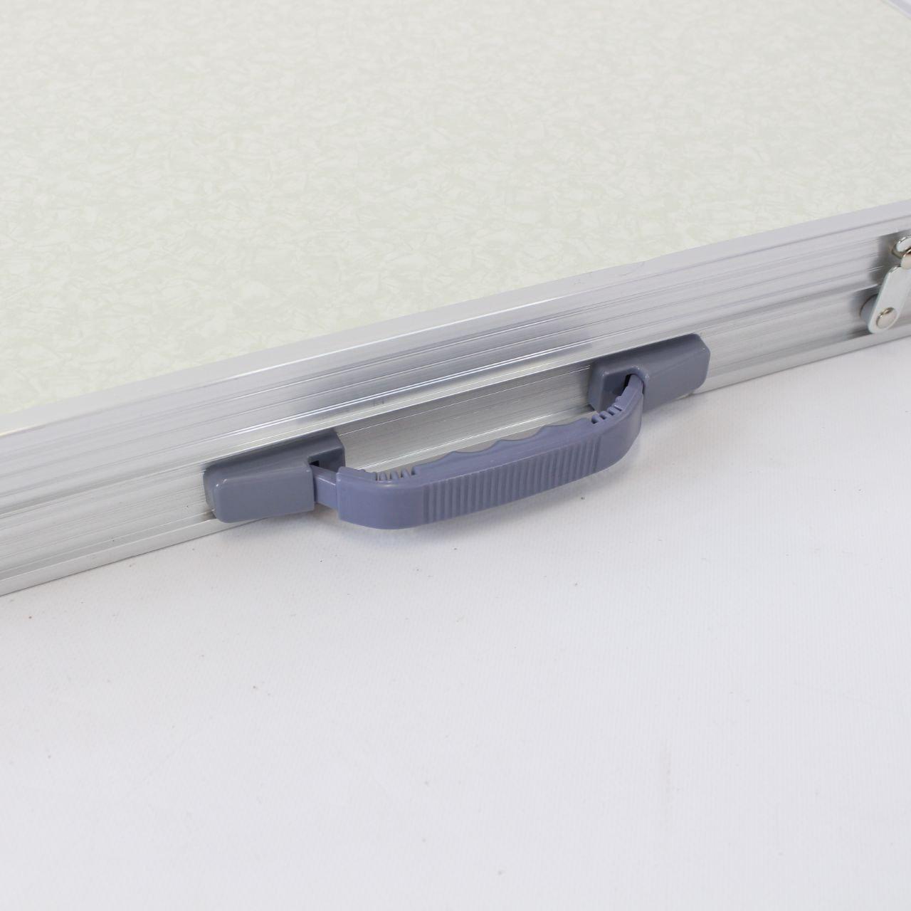 Складний стіл для пікніка 4 стільця, 120х70х60см, Марблі / Туристичний стіл розкладний / Стіл для кемпінгу