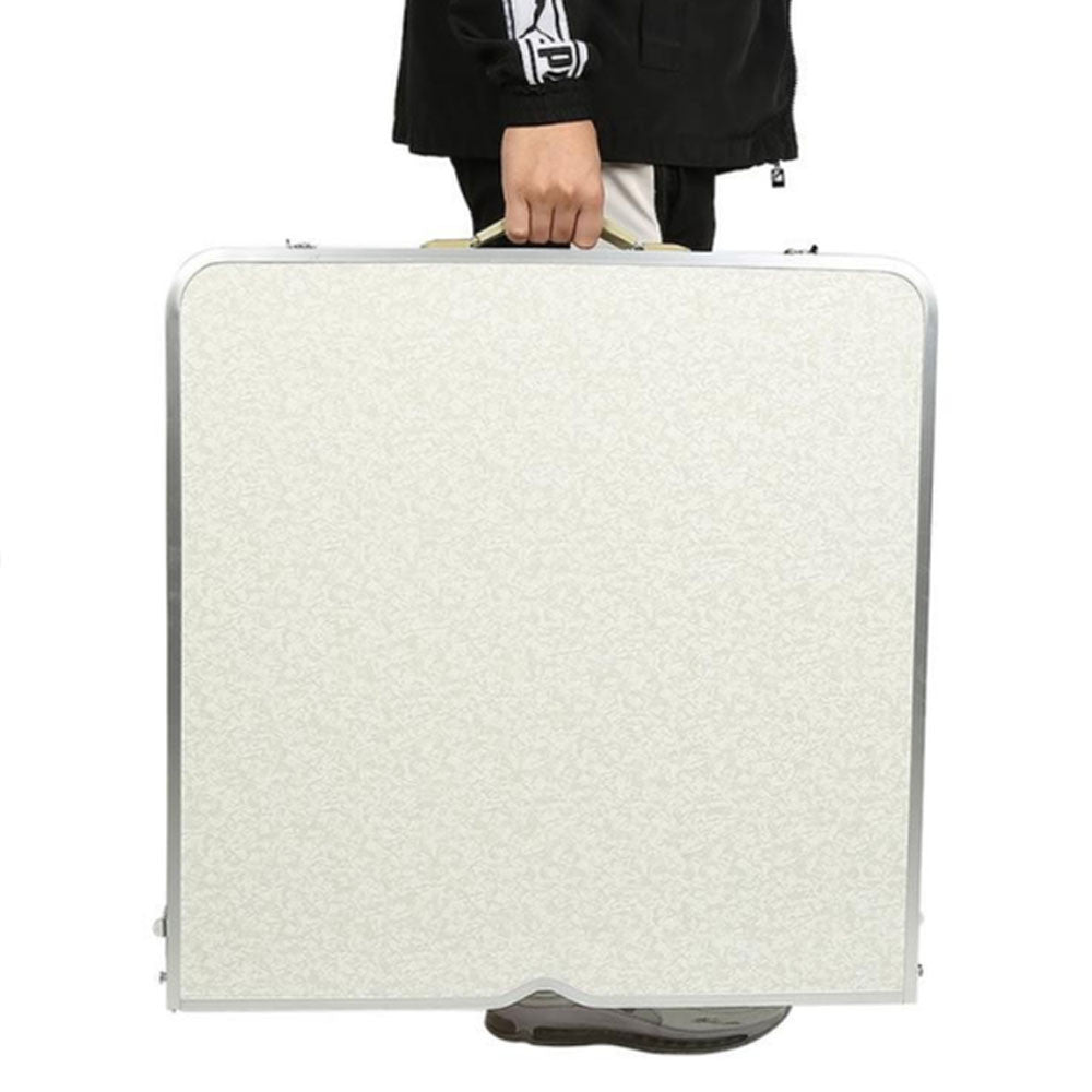 Складний стіл для пікніка 4 стільця, 120х70х60см, Марблі / Туристичний стіл розкладний / Стіл для кемпінгу