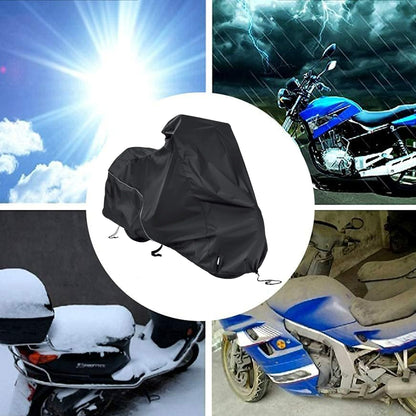 Захисний чохол для мотоцикла 207х145х70 см, Розмір XL / Тент на мотоцикл / Моточехол / Накидка на мотоцикл