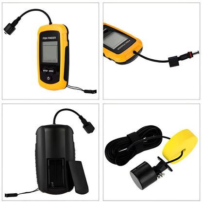 Ехолот для риболовлі FFC1108-1 (до 100м, батарейки) / Бездротовий ехолот / Риболовний ехолот