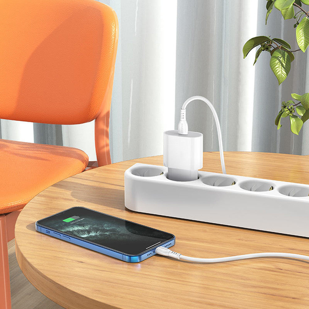 Мережевий зарядний пристрій Type-C 25W N-22 / Блок живлення для заряджання / Заряджання для телефону