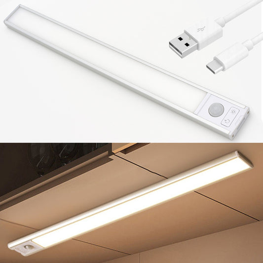 Лампа акумуляторна 60см HYSS 230, від USB, на магніті / Портативна лампа з датчиком руху / Світильник