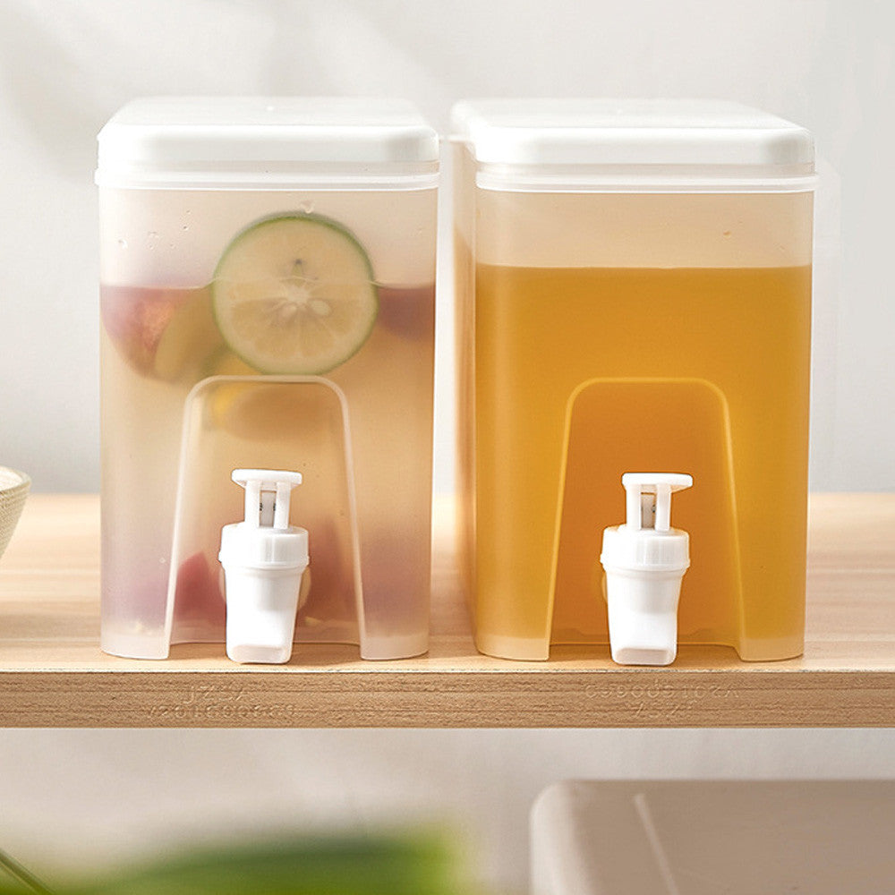 Диспенсер для напоїв з краном (3,5л) / Диспенсер для лимонаду та соку / Пластикова лимонадниця