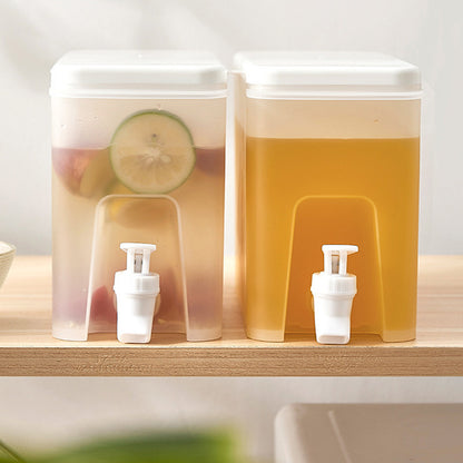 Диспенсер для напоїв з краном (3,5л) / Диспенсер для лимонаду та соку / Пластикова лимонадниця