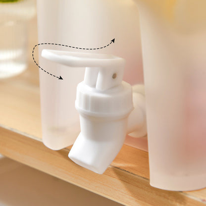 Диспенсер для напоїв з краном (3,5л) / Диспенсер для лимонаду та соку / Пластикова лимонадниця