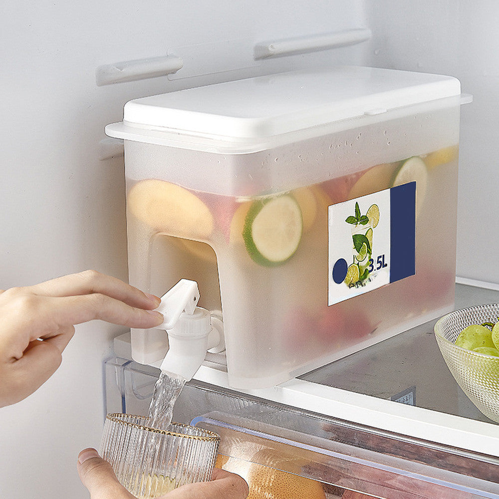 Диспенсер для напоїв з краном (3,5л) / Диспенсер для лимонаду та соку / Пластикова лимонадниця