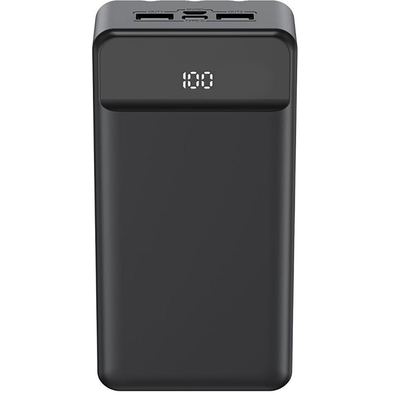 Повербанк на 30000мАг + 3 кабелі, 2xUSB, ZX102 / PowerBank для телефону / Павербанк / Зовнішній акумулятор