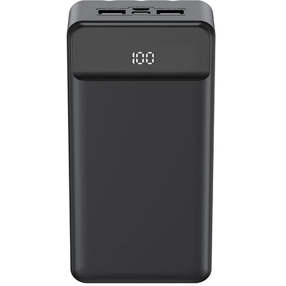 Повербанк на 30000мАг + 3 кабелі, 2xUSB, ZX102 / PowerBank для телефону / Павербанк / Зовнішній акумулятор