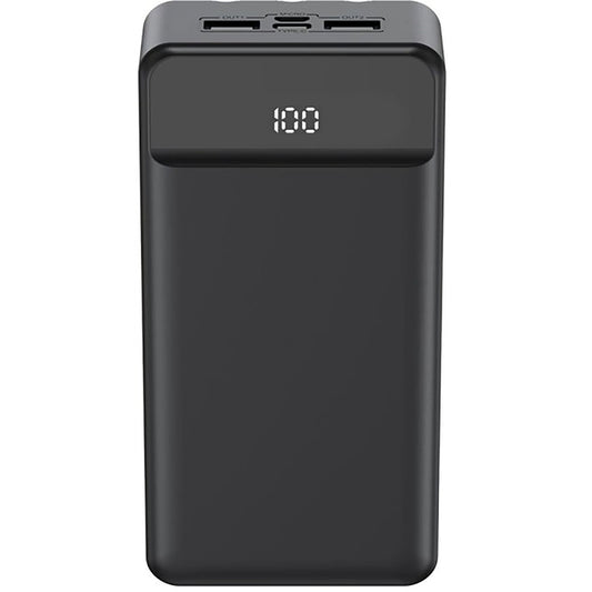 Повербанк на 30000мАг + 3 кабелі, 2xUSB, ZX102 / PowerBank для телефону / Павербанк / Зовнішній акумулятор