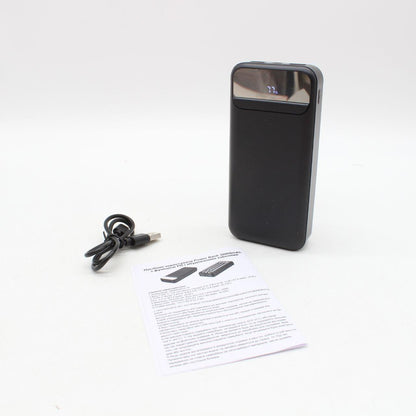 Повербанк на 30000мАг + 3 кабелі, 2xUSB, ZX102 / PowerBank для телефону / Павербанк / Зовнішній акумулятор