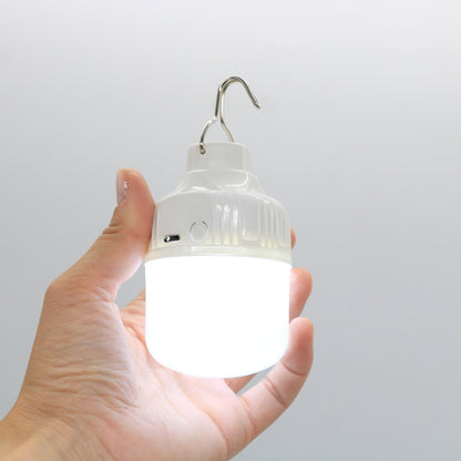 Акумуляторна лампа для кемпінгу з гачком 5Вт, USB, HY-701 / Переносний світильник на акумуляторі