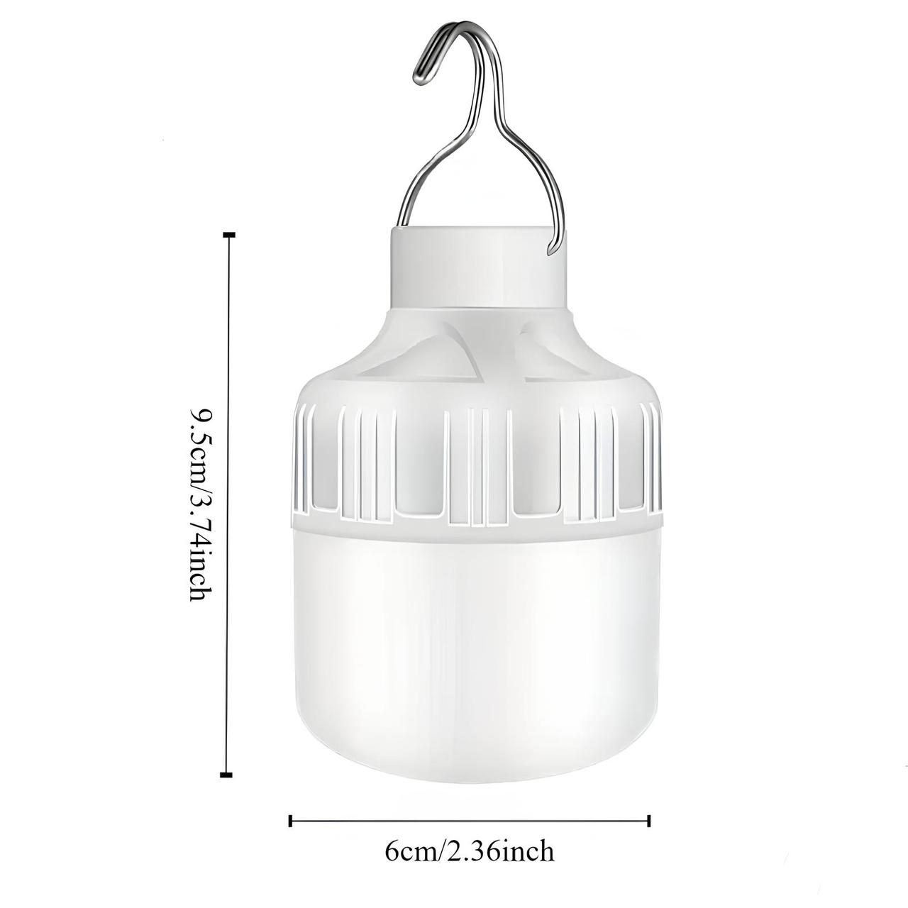 Акумуляторна лампа для кемпінгу з гачком 5Вт, USB, HY-701 / Переносний світильник на акумуляторі