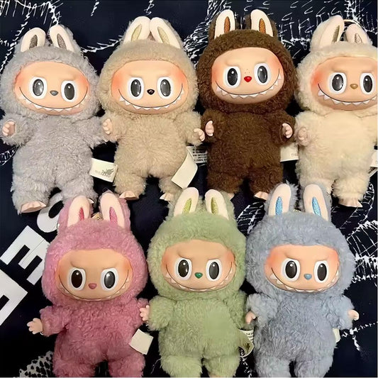 Іграшка-брелок Labubu, покоління 2, 17см, Рандом / Плюшева фігурка Labubu / М'яка іграшка сюрприз лабубу