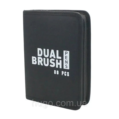 Акварельні маркери двосторонні 80шт з сумкою, Color pencil / Набір для малювання / Маркери для малювання