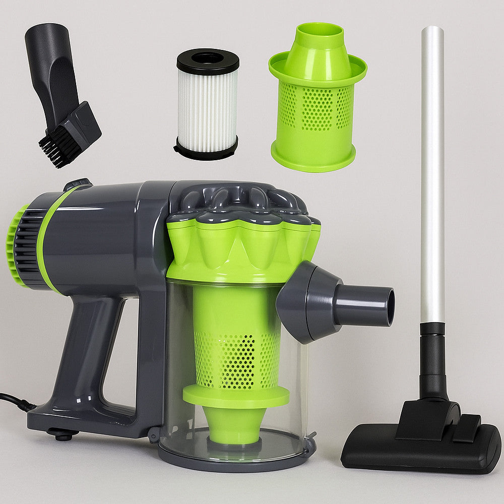 Вертикальний пилосос + 3 насадки, 5200 Вт, від мережі, GB-9904, Зелений / Ручний пилосос без мішка / Пилосос для дому