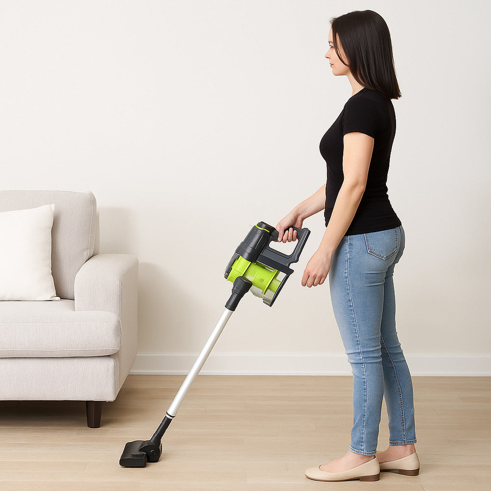 Вертикальний пилосос + 3 насадки, 5200 Вт, від мережі, GB-9904, Зелений / Ручний пилосос без мішка / Пилосос для дому
