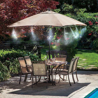 Система туманоутворення "Оазис" для альтанки 20м, 20 форсунок / Садовий туманоутворювач / Система поливу