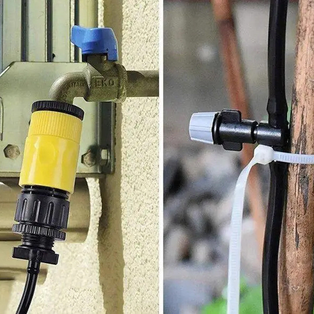 Система туманоутворення "Оазис" для альтанки 20м, 20 форсунок / Садовий туманоутворювач / Система поливу