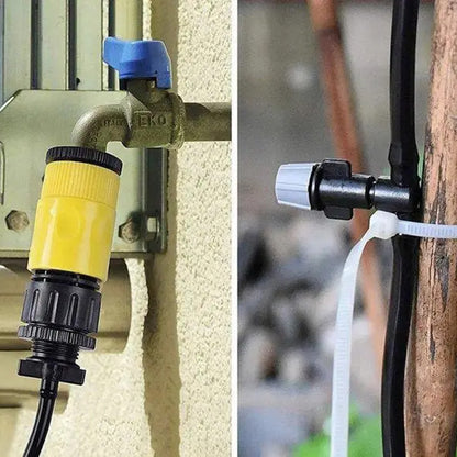 Система туманоутворення "Оазис" для альтанки 20м, 20 форсунок / Садовий туманоутворювач / Система поливу