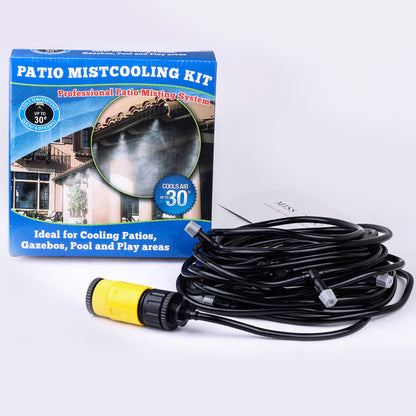 Система туманоутворення "Оазис" для альтанки 20м, 20 форсунок / Садовий туманоутворювач / Система поливу