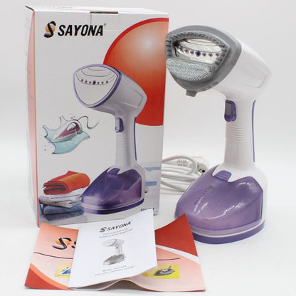 Ручний відпарювач для одягу 1200 Вт, 350мл, від мережі, SAYONA SZJ528, Білий / Вертикальний парогенератор
