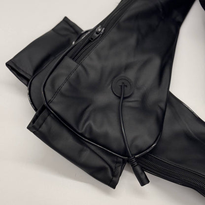 Роликовий масажер для спини та шиї Massager of Neck Kneading, Чорний / Масажна накидка